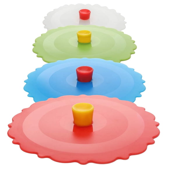 Juego de 4 fundas de silicona Keweilian para tazas y tazas