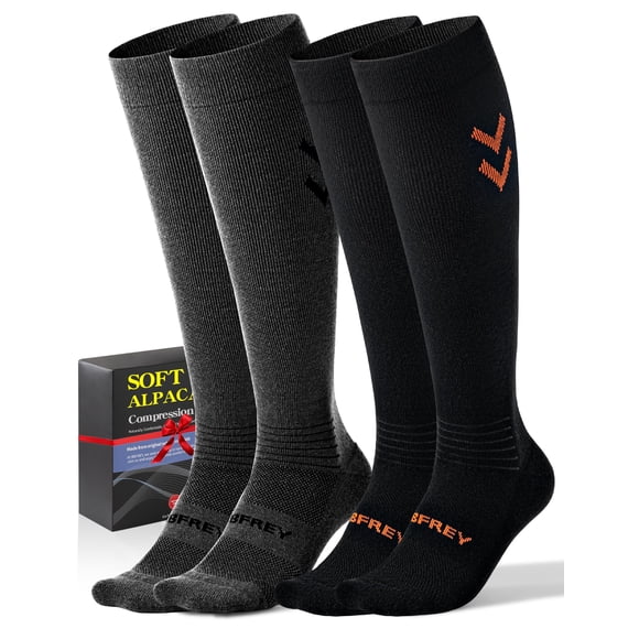 Calcetines de Compresión Bbfrey Alpaca 18-25 mmHg Microfibra