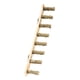 thumbnail image 4 of Puente de escalera de madera para pájaros, perca de escalera para loros y pájaros, juguetes para masticar pájaros, madera, perchas para pájaros para j 8 secciones, 4 of 5