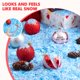 thumbnail image 3 of Copos de nieve artificial JOYIN de plástico azul, 340 ml, 3 of 8