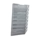 thumbnail image 4 of Archivador De Pared Con 8 Bolsillos, Moderno Estante Para Correo, Para Periódicos, Archivos De Correo, Color Plateado, 4 of 5