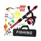 thumbnail image 3 of Ca?a De Pescar Para Ni?os, Accesorios De Pesca, Ca?a De Pescar Telescópica De Viaje Y Carrete Rojo, 3 of 5