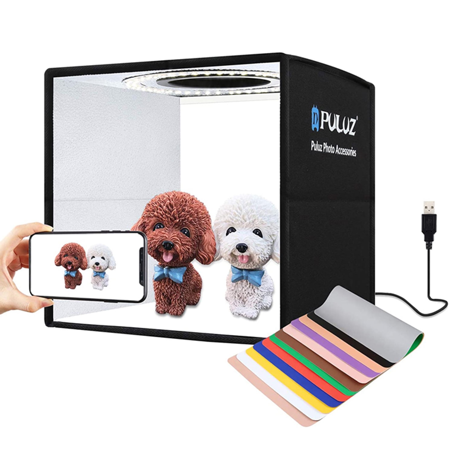 Puluz - Estudio Fotográfico Portátil Con Control De Luz Versión 2023