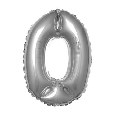 Globo Metalizado 40"" Plateado #0 Party Express