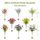 thumbnail image 3 of Flores artificiales SHareconn, 48 ramos, mezcla resistente a los rayos UV, 3 of 9