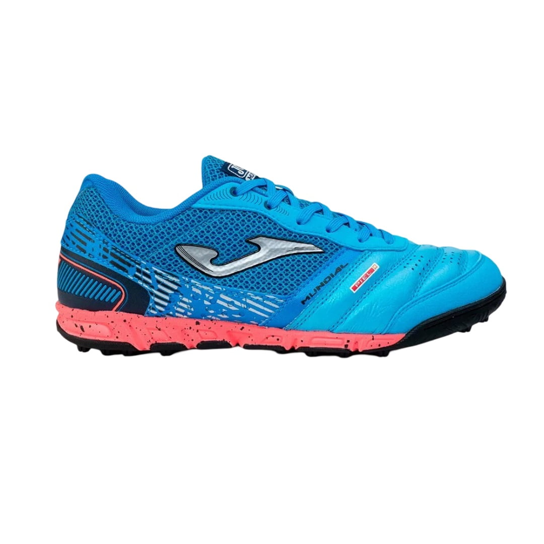 Zapatilla Fútbol Turf Hombre Mundial Azul Joma