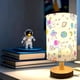 thumbnail image 1 of Lámpara de mesa infantil GFTDNS astronauta con base de madera y LED USB, 1 of 7