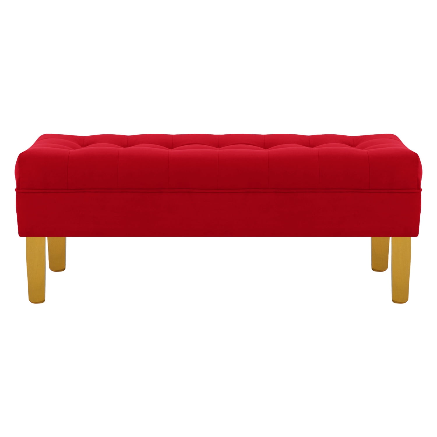 Bodevir - Banqueta Wood 2c Felpa 01 Rojo