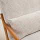 thumbnail image 3 of Mid-Century Modern Accent Chair, Arm Chair Living Room Chairs with Pillow Upholstered Reading Chair with Solid Wood Frame & Living Room Bedroom Balcony (beige), 3 of 3