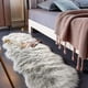 thumbnail image 3 of Alfombra Peluda Bajada Cama 180x60cm Gris Claro, 3 of 3
