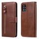 thumbnail image 1 of Funda con Cremallera para Samsung Galaxy A51 4G, Carcasa Cartera de Cuero PU con Soporte y Tarjetero, 1 of 6