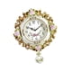 thumbnail image 5 of Reloj Colgante De Pared Decoración Elegante De Arte De Pared Para Comedor Restaurante De Guardería Flores Rosadas, 5 of 5
