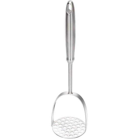 Brigii Potato Masher, Uncoated Stainless Steel Potato Press