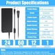 thumbnail image 2 of Fuente AOYADAISU 24V 6A 144W Universal Adaptador DC, 2 of 3