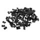 thumbnail image 4 of 100 piezas sensibles al tacto mezclador deslizante fader perillas tapas 4mm ranura negro, 4 of 5
