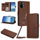 thumbnail image 1 of Funda Cartera Trébol para Xiaomi Redmi Note 10 4G/10S con Ranuras Tarjetas y Carga Inalámbrica Marrón, 1 of 6