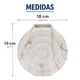 thumbnail image 5 of Set 2 Floreros Jarron de Ceramica Diseño Tipo Marmol Moderno crema, 5 of 5