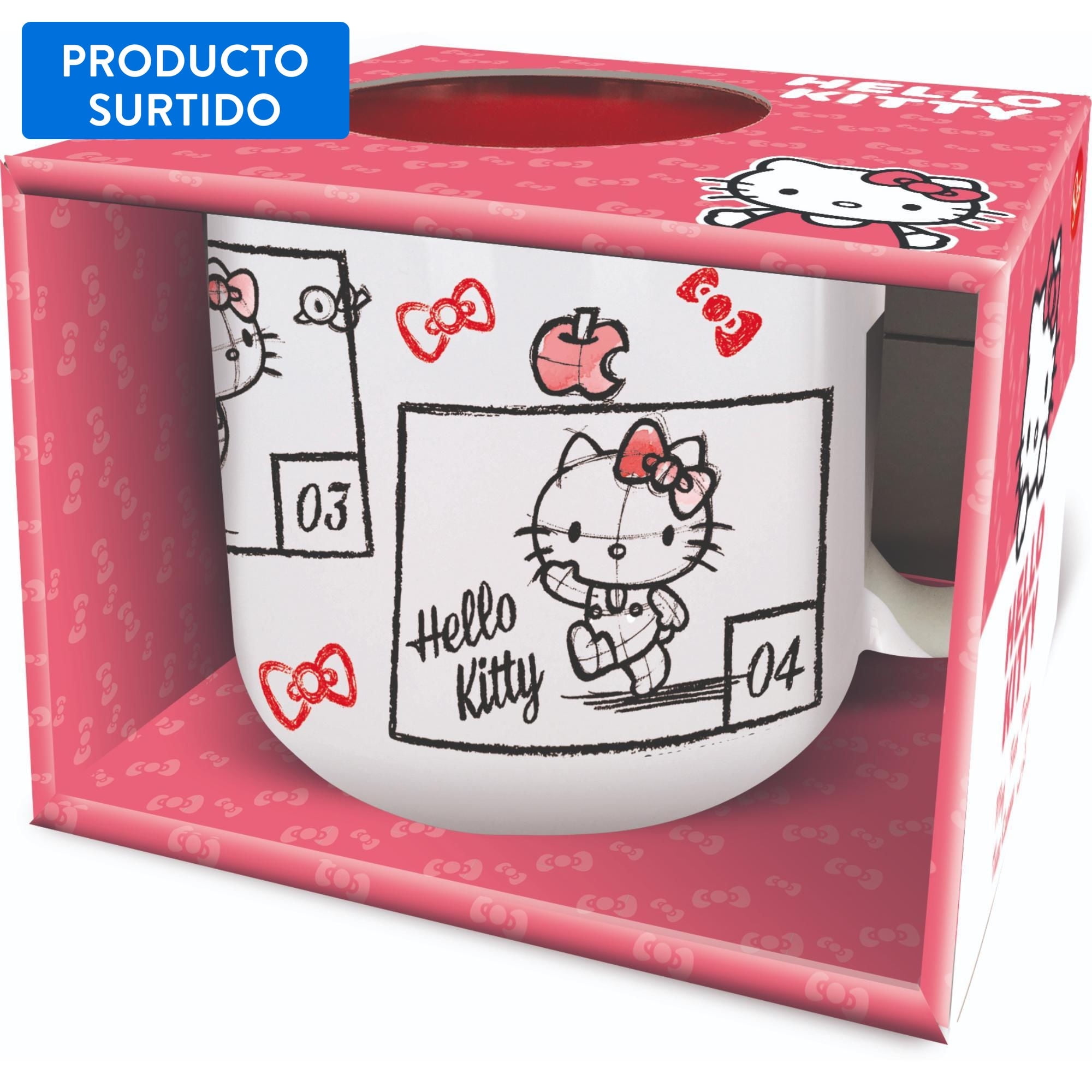 Hello Kitty - Tazón 410ml Cerámica Blanco