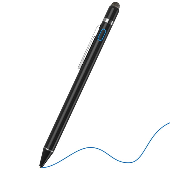 Lápiz capacitivo universal NTHJOYS de punta fina para iPad/iPhone, color negro