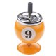 thumbnail image 3 of Regalo Coleccionable Cenicero Bola Billar Pool Aluminio Con Base Amarillo 9, 3 of 3