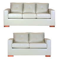 Muebles Altiro - Sofá Israel 32 - Cuero Sintético Pu Beige