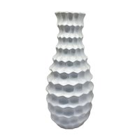 Genérico - Florero Jarron Nordico Creativo Adorno Sala Texturizado Lau