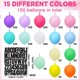 thumbnail image 2 of Guirnalda de Globos Civaner 154 Piezas, 15 cm, 4 Stickers para Cumpleaños, 2 of 3