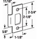 thumbnail image 4 of Acero inoxidable cepillado T-Strike Prime-Line, latón, 7 cm, 4 of 4