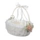 thumbnail image 5 of Cesta De Flores De Boda Cesta De Ni?a De Flores Elegante Blanca Para Ocasiones Especiales Rosa, 5 of 5