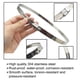 thumbnail image 2 of Abrazadera de manguera EesTeck 15 cm 304 acero inoxidable – Pack de 4, 2 of 7