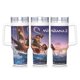 thumbnail image 1 of Moana 2 Vaso aislado de acero inoxidable con asa, diseño temático, regalo para familia, amigos y fans; incluye pajita y encaja en el portavasos estándar, 40 oz, 1 of 6