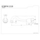 thumbnail image 4 of Salida para tina Kingston Brass Designer Trimscape Heritage K1887A2, 4 of 4