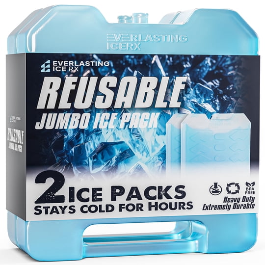 Paquetes De Hielo Reutilizables Everlasting Ice Rx Cooler (paquete De 2)
