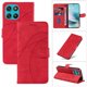 thumbnail image 2 of Funda tipo cartera con tapa para Motorola MOTO G57 Power 5G con tarjetero, soporte y cubierta magnética Rojo, 2 of 5