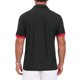 thumbnail image 3 of INSPIRE CHIC Camisa Polo de Piqué con Patrón para Hombre Camisas de Polo de Golf de Color Contraste M Negro, 3 of 6