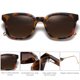 thumbnail image 3 of Gafas de sol SOJOS Classic Square Polarized UV400 Amber Tortoise, 3 of 5