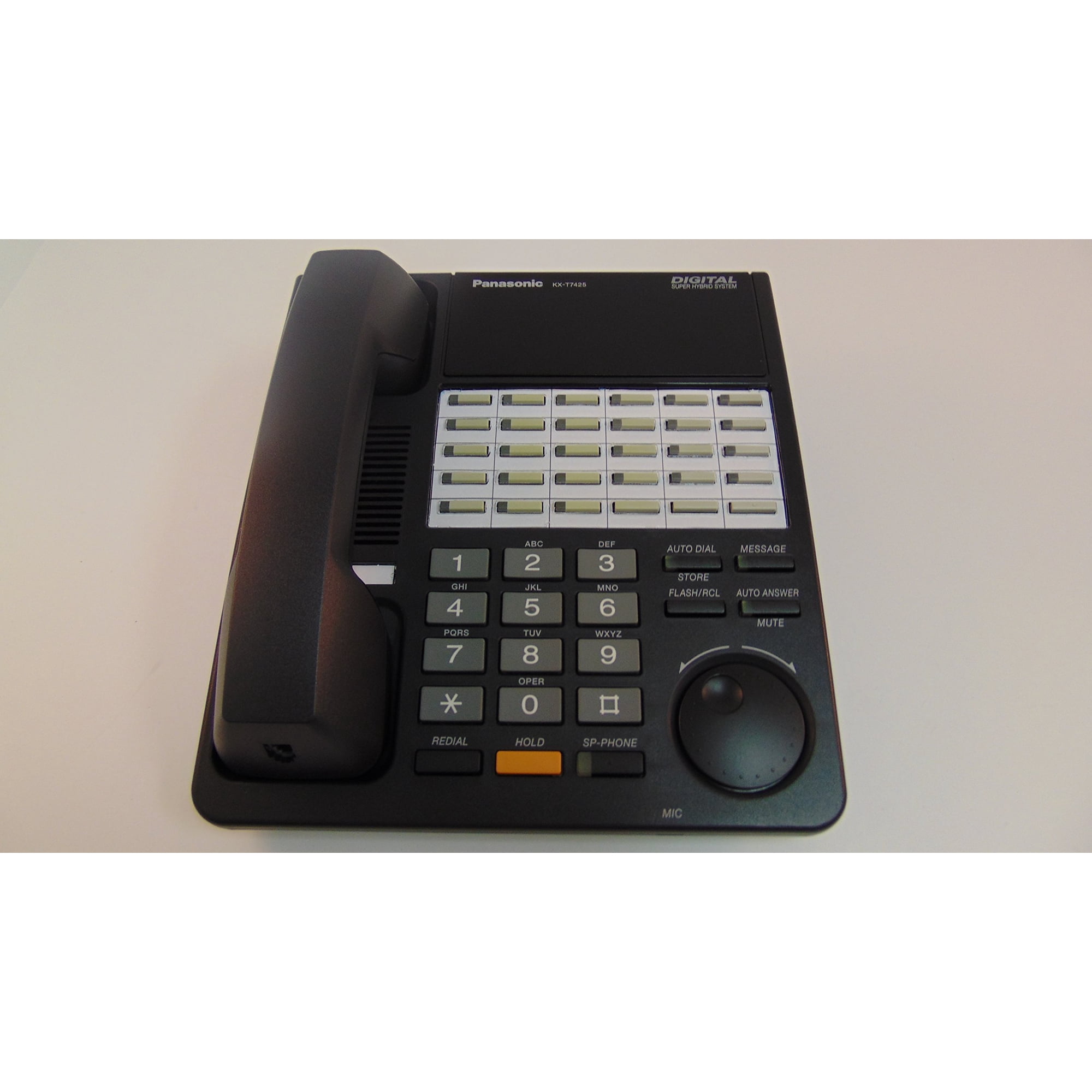 Teléfono Panasonic Kx-t7425-b Negro Con 24 Botones Programables