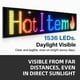 thumbnail image 2 of Cartel LED Katemily 38x10 cm Programable Bluetooth USB IP65, 2 of 9