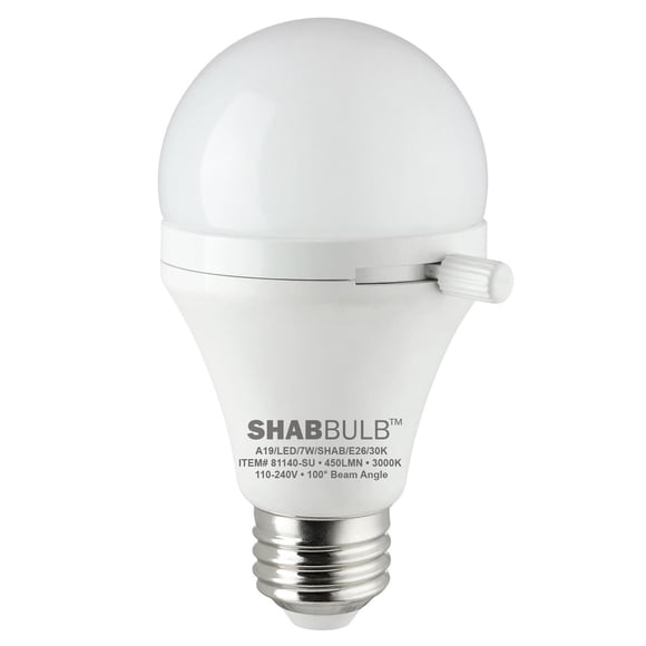 Bombilla LED Sunlite ShabBulb de 7 W (equivalente a 40 W) 3000 K