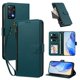 thumbnail image 2 of Funda con Billetera para [Xiaomi Redmi Note 12 Pro 4G] con Bolsillo Zipper y Tarjetero Verde pavo real, 2 of 6