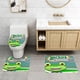thumbnail image 2 of Juego de 3 Alfombras de Baño de Polar Coral El Garaje de Gecko Desmarcar, 2 of 6