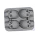 thumbnail image 1 of Skull Ice Cube Modelo De Silicona Fabricante De Bolas Para Bebidas Enfriamiento Festivales De Té Gris, 1 of 3