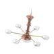 thumbnail image 1 of Lámpara Colgante De Techo A Escala 1:87 Para Diseño De Casa De Muñecas Decoración Micro Paisaje Bronce Plata, 1 of 3