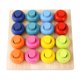 thumbnail image 5 of Tablero De Clavijas De Apilamiento De Madera Clavijas Interactivas Anillos Apilador Educación Temprana Ni?os, 5 of 5