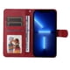 thumbnail image 3 of Funda Billetera para OnePlus 13R 5G con Porta Tarjetas y Soporte Ajustable Rojo, 3 of 5