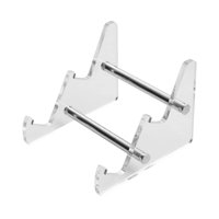 Magideal - Estante De Soporte De Exhibición De Mecánico Acrílico/Soporte De Bandeja De Almacenamiento Transparente Desmontable Para Computadora Tableta , 2 Niveles