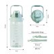 thumbnail image 3 of Botella de agua Glad Tritan 1,8 L libre de BPA y resistente a fugas, 3 of 6