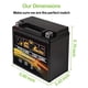 thumbnail image 3 of Batería WEIZE YTX14-BS de alto rendimiento 14AH 12V, 3 of 7