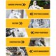 thumbnail image 5 of Overol desechable Hazmat Suit YIBER para todo el cuerpo, blanco, talla grande, 5 of 6