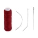 thumbnail image 4 of La trama de la pista del pelo de algodón teje el hilo de la decoración para la extensión del pelo vino rojo, 4 of 5